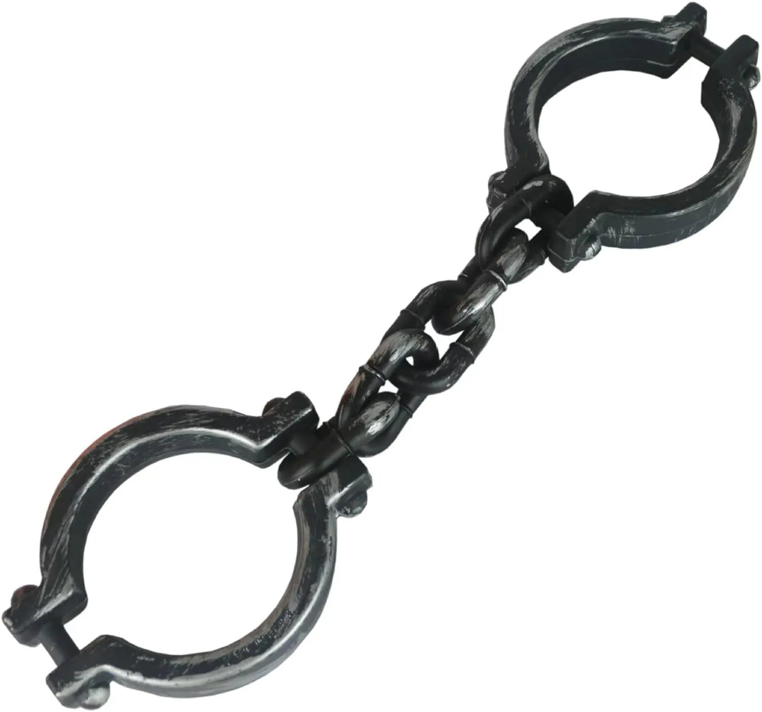 1Pcs Halloween Wrist Shackles Prison Handcuffs Chain Costume Accessory for Halloween Costume Party Trick Props
