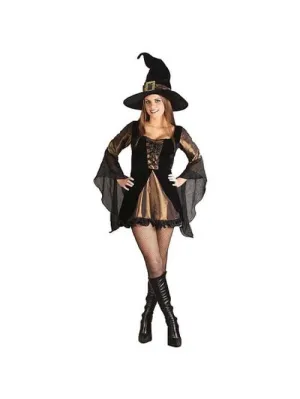 Adult Sexy Velour Witch Costume