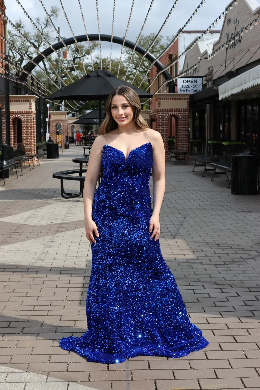 Alivia Sequin Mermaid Gown