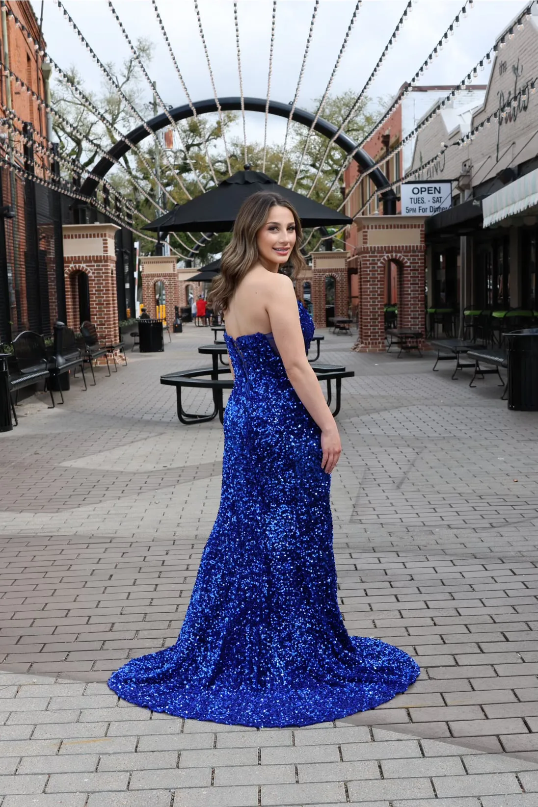 Alivia Sequin Mermaid Gown