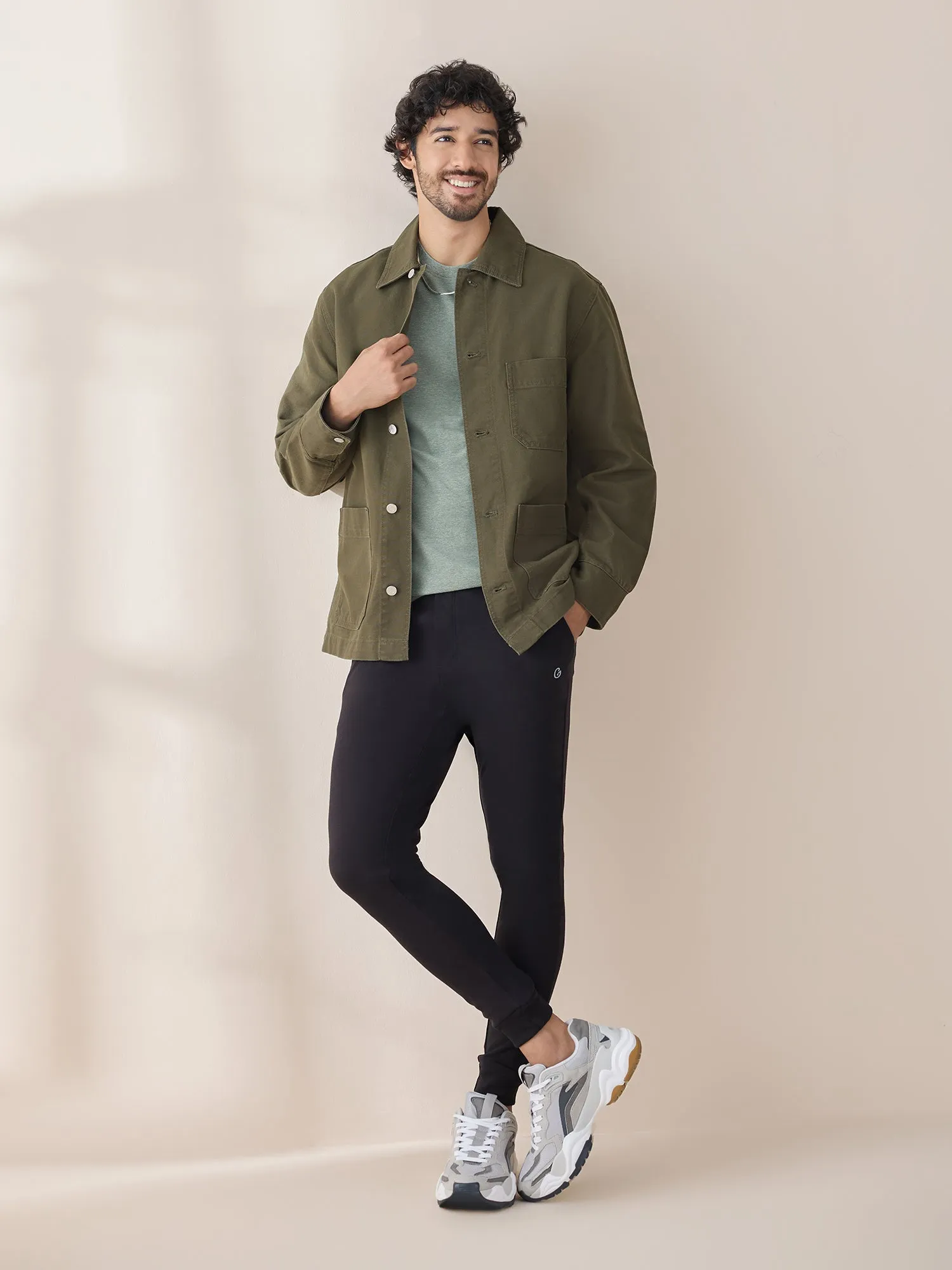 Anti Stain & Anti Odor Joggers with SAC Tech & Smart Pocket - Black