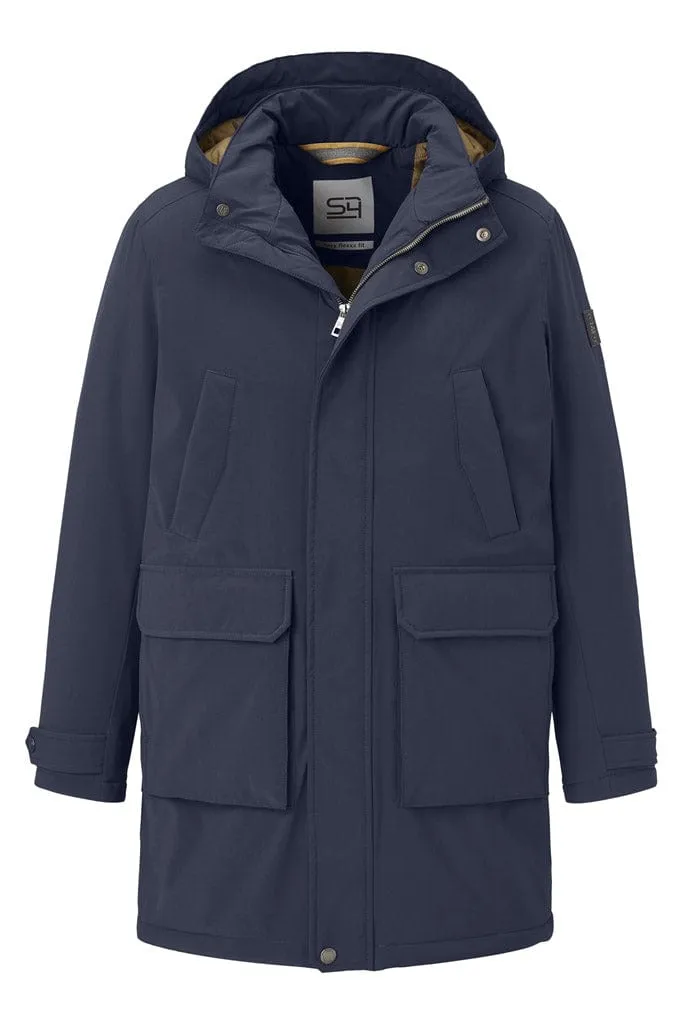 Boston Padded Parka Jacket - Dark Navy