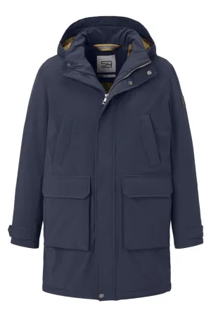 Boston Padded Parka Jacket - Dark Navy