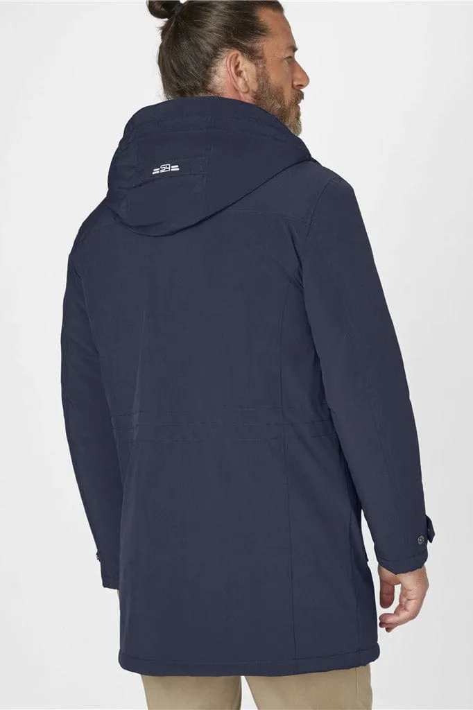 Boston Padded Parka Jacket - Dark Navy