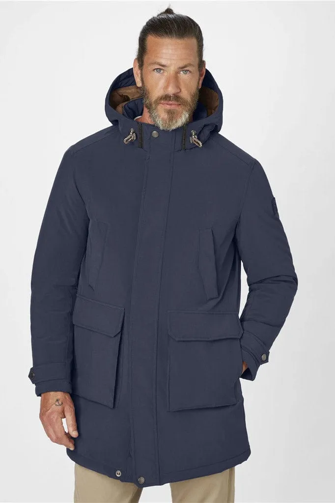 Boston Padded Parka Jacket - Dark Navy