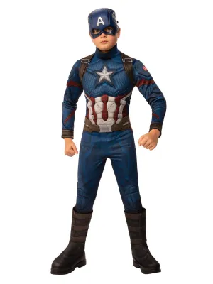 Captain America Deluxe Costume Child - Buy Online Only