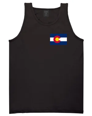 Colorado State Flag CO Chest Mens Tank Top T-Shirt