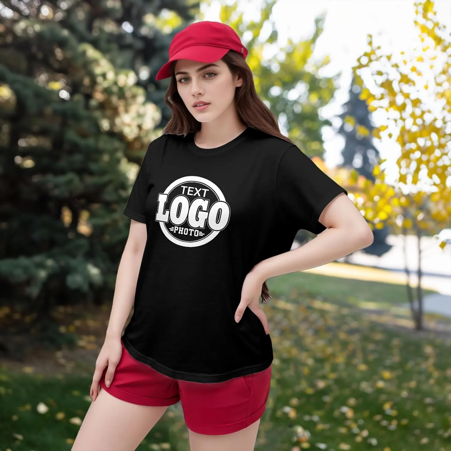 Custom T Shirts for Women Men with Your Logo Text Photo Personalized T Shirts Custom Shirt Design Your Own Custom Tee Shirt