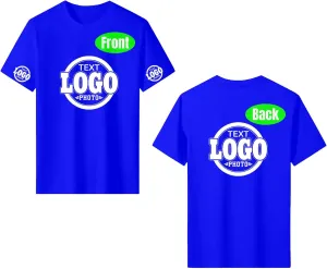 Custom T Shirts for Women Men with Your Logo Text Photo Personalized T Shirts Custom Shirt Design Your Own Custom Tee Shirt
