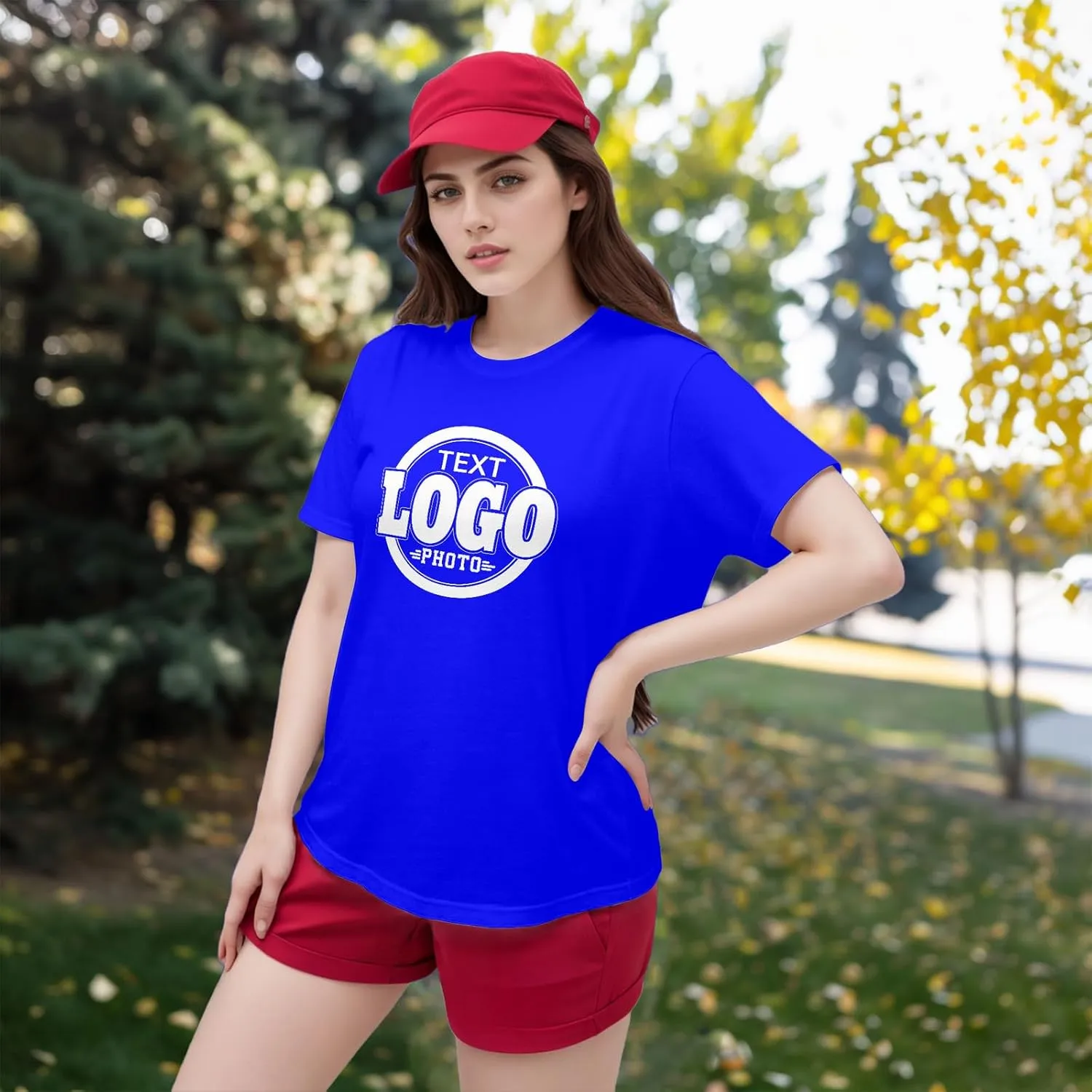 Custom T Shirts for Women Men with Your Logo Text Photo Personalized T Shirts Custom Shirt Design Your Own Custom Tee Shirt