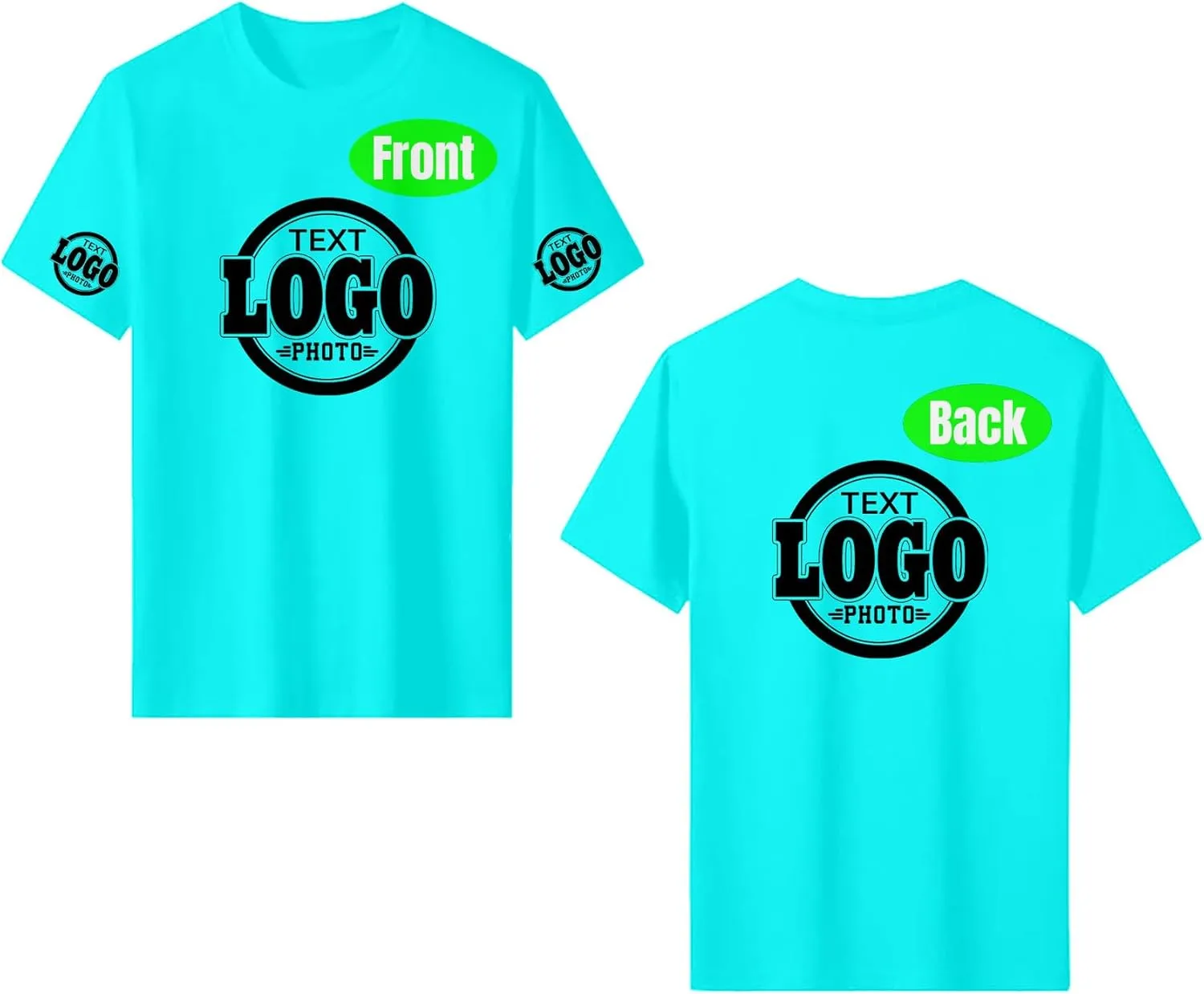 Custom T Shirts for Women Men with Your Logo Text Photo Personalized T Shirts Custom Shirt Design Your Own Custom Tee Shirt