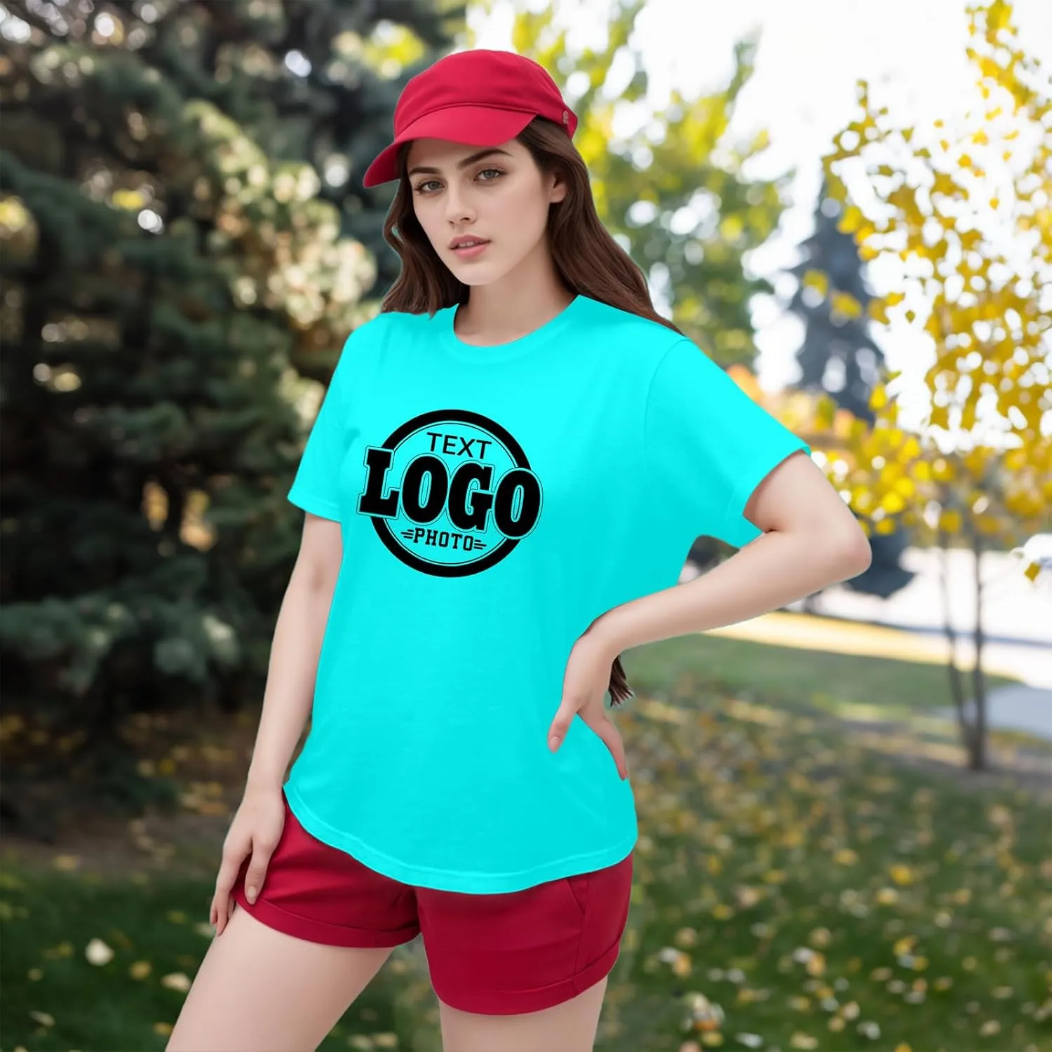Custom T Shirts for Women Men with Your Logo Text Photo Personalized T Shirts Custom Shirt Design Your Own Custom Tee Shirt