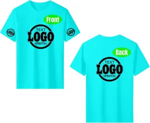 Custom T Shirts for Women Men with Your Logo Text Photo Personalized T Shirts Custom Shirt Design Your Own Custom Tee Shirt
