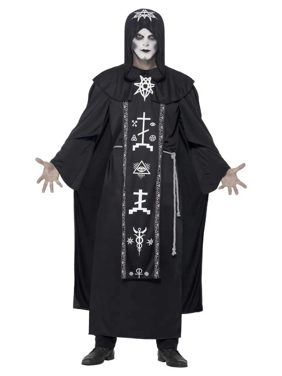 Dark Arts Ritual Halloween Costume, Black