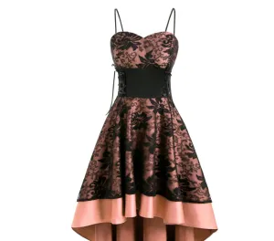 deanwangkt   Plus Size Halloween Dress Women Gothic Front Strappy Bat Print High Waist Mini Cami Dress Sleeveless Casual Dress Femme