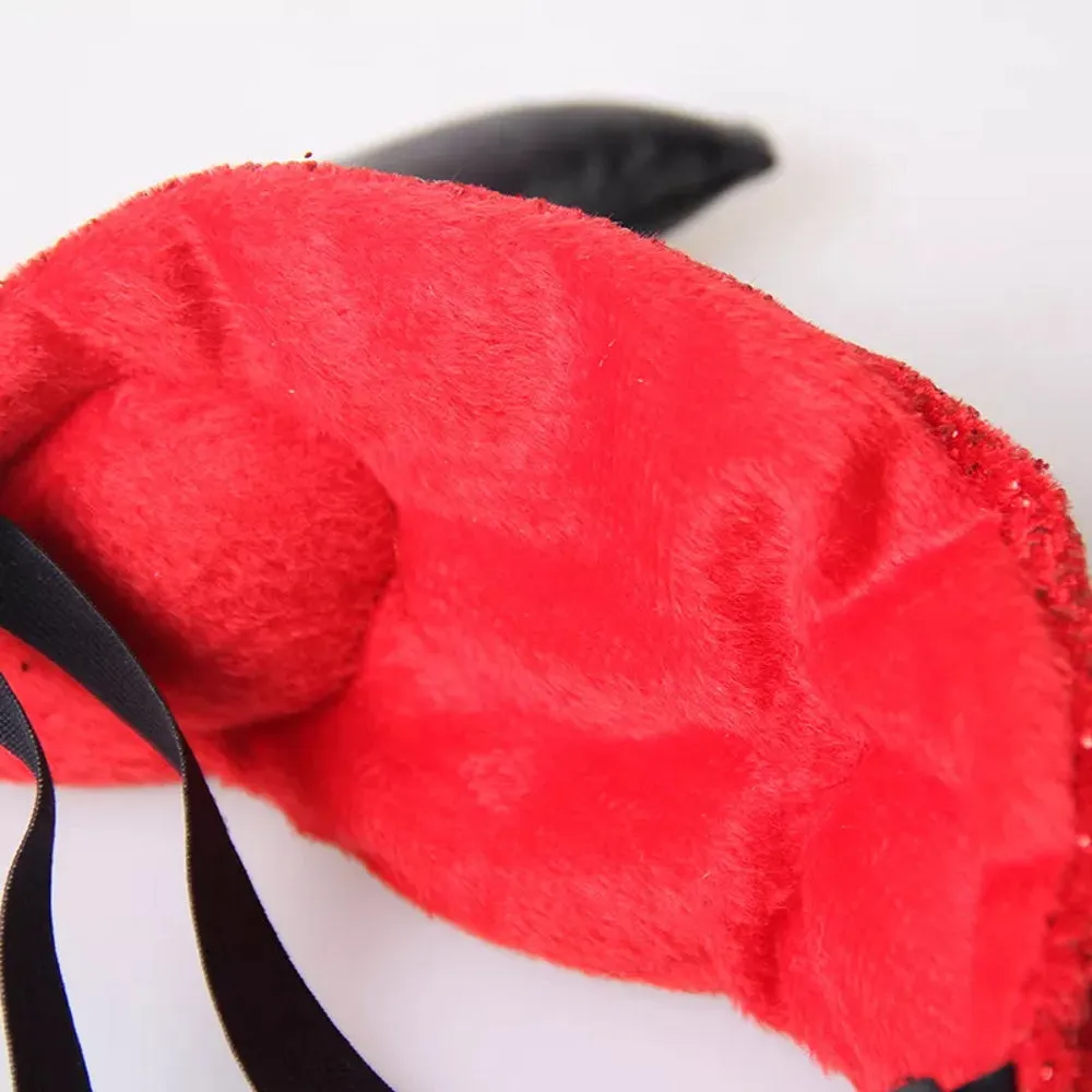 Devil Horns Dog Headpiece
