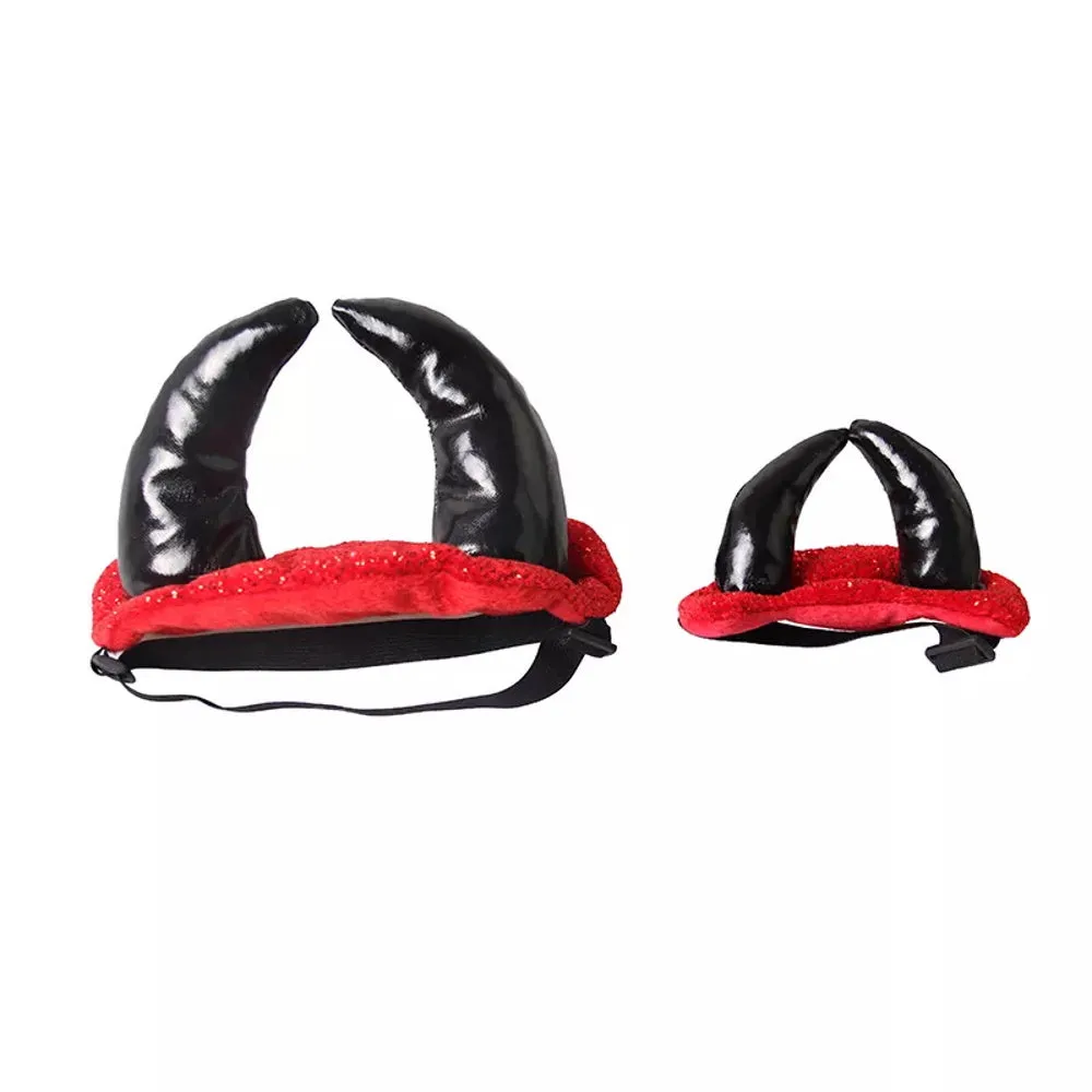 Devil Horns Dog Headpiece