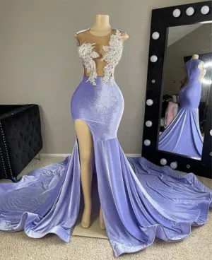 Floor Length Trumpet Mermaid Sequin Prom Gown, African American Long Prom Dress