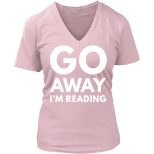 Go away I'm reading V-neck