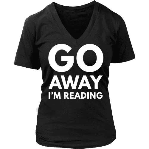 Go away I'm reading V-neck