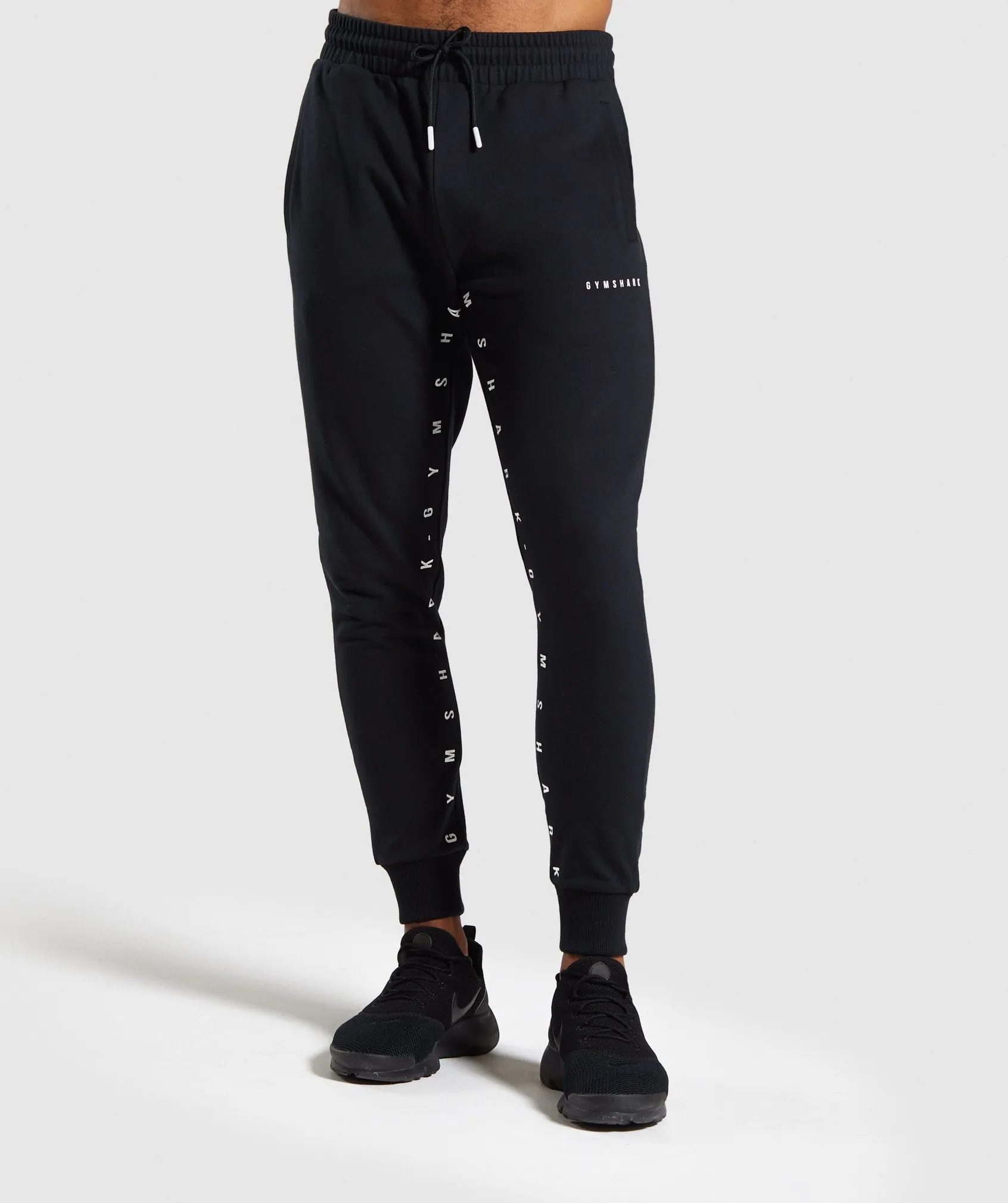 Gymshark Contrast Joggers - Black