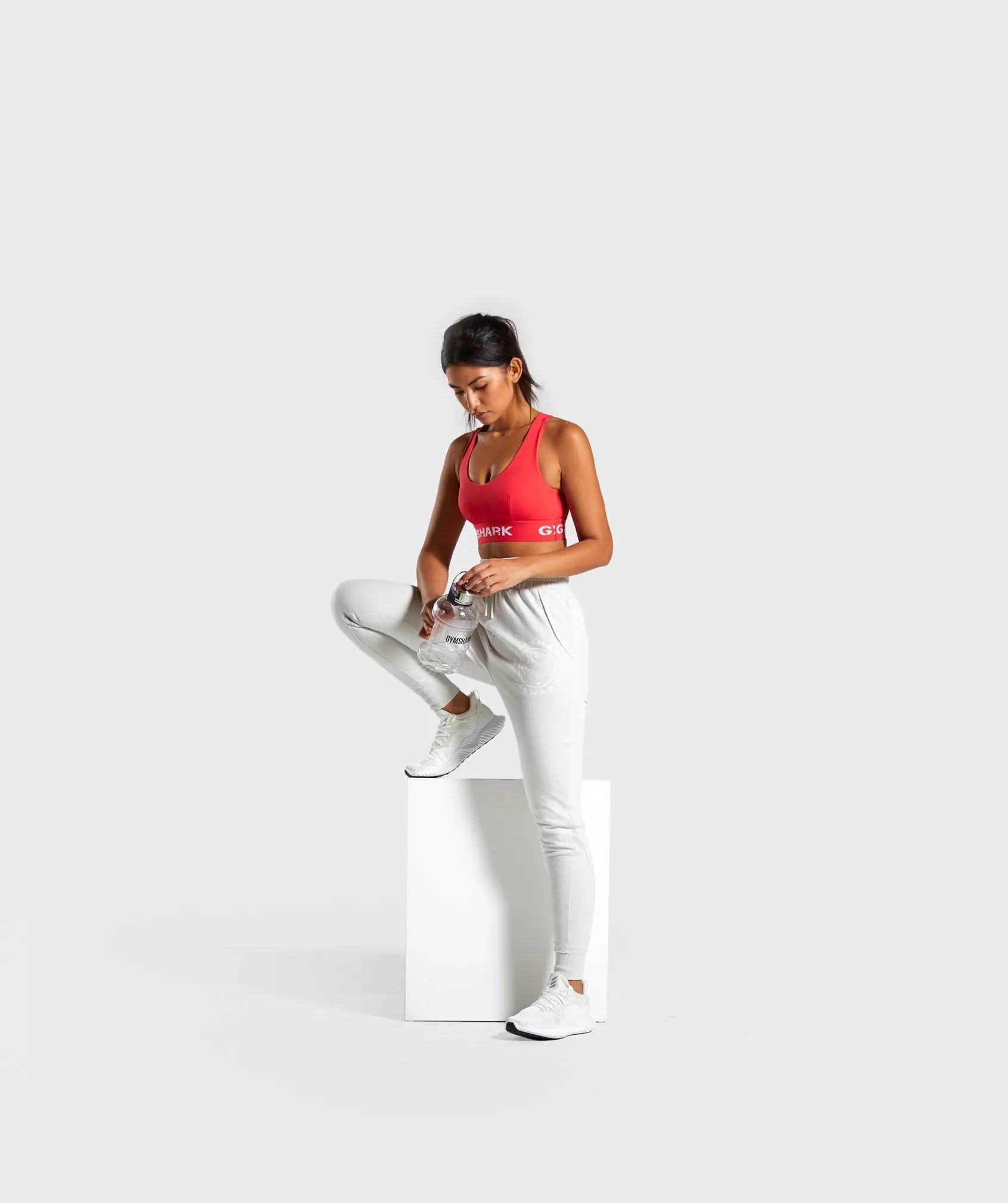 Gymshark Legacy Fitness Joggers - Light Grey