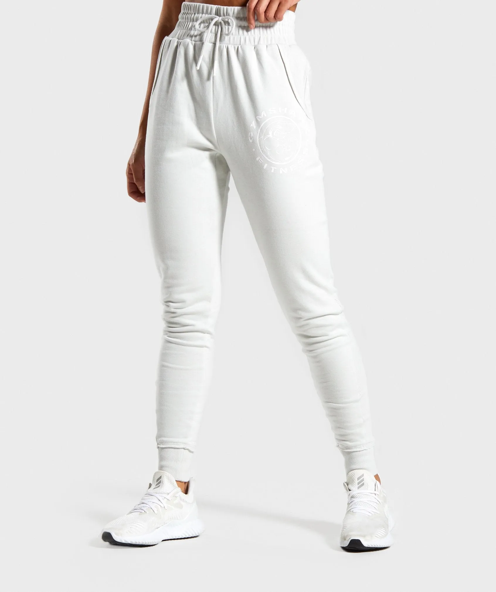 Gymshark Legacy Fitness Joggers - Light Grey