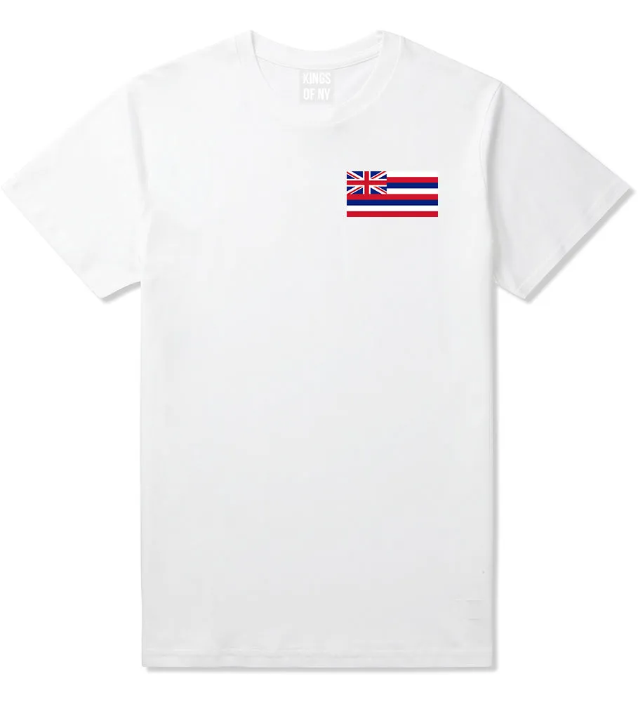 Hawaii State Flag HI Chest Mens T-Shirt