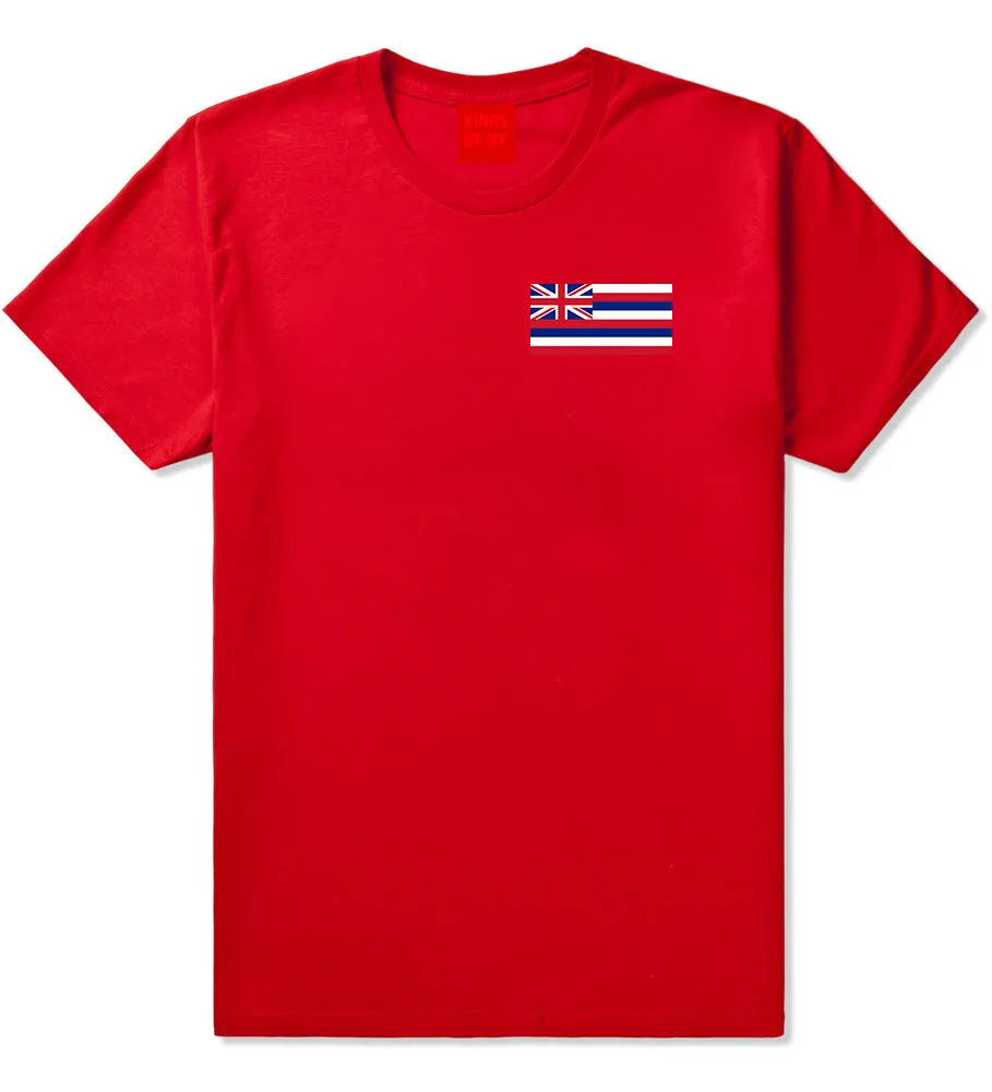 Hawaii State Flag HI Chest Mens T-Shirt
