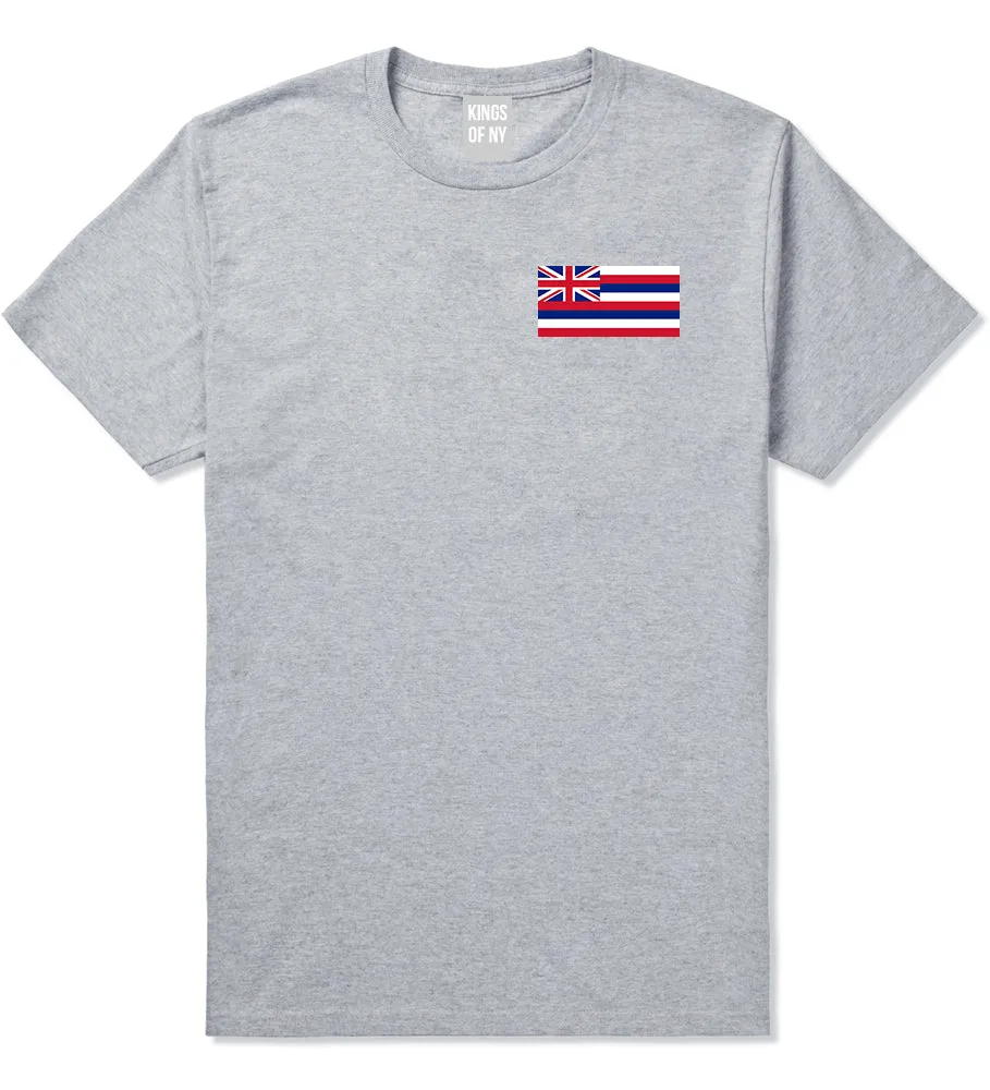 Hawaii State Flag HI Chest Mens T-Shirt