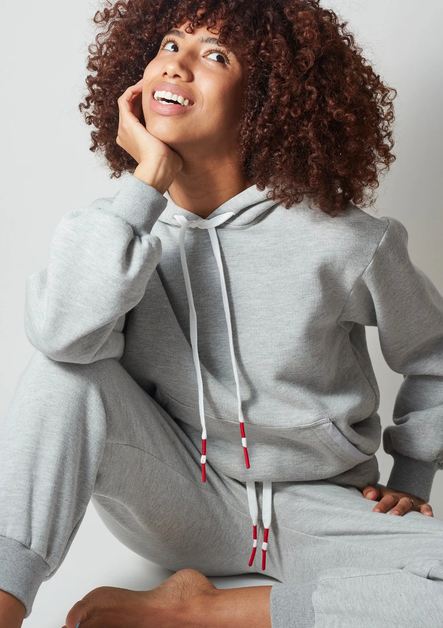 HEATHER GREY MAYA HOODIE  Sweatshirt