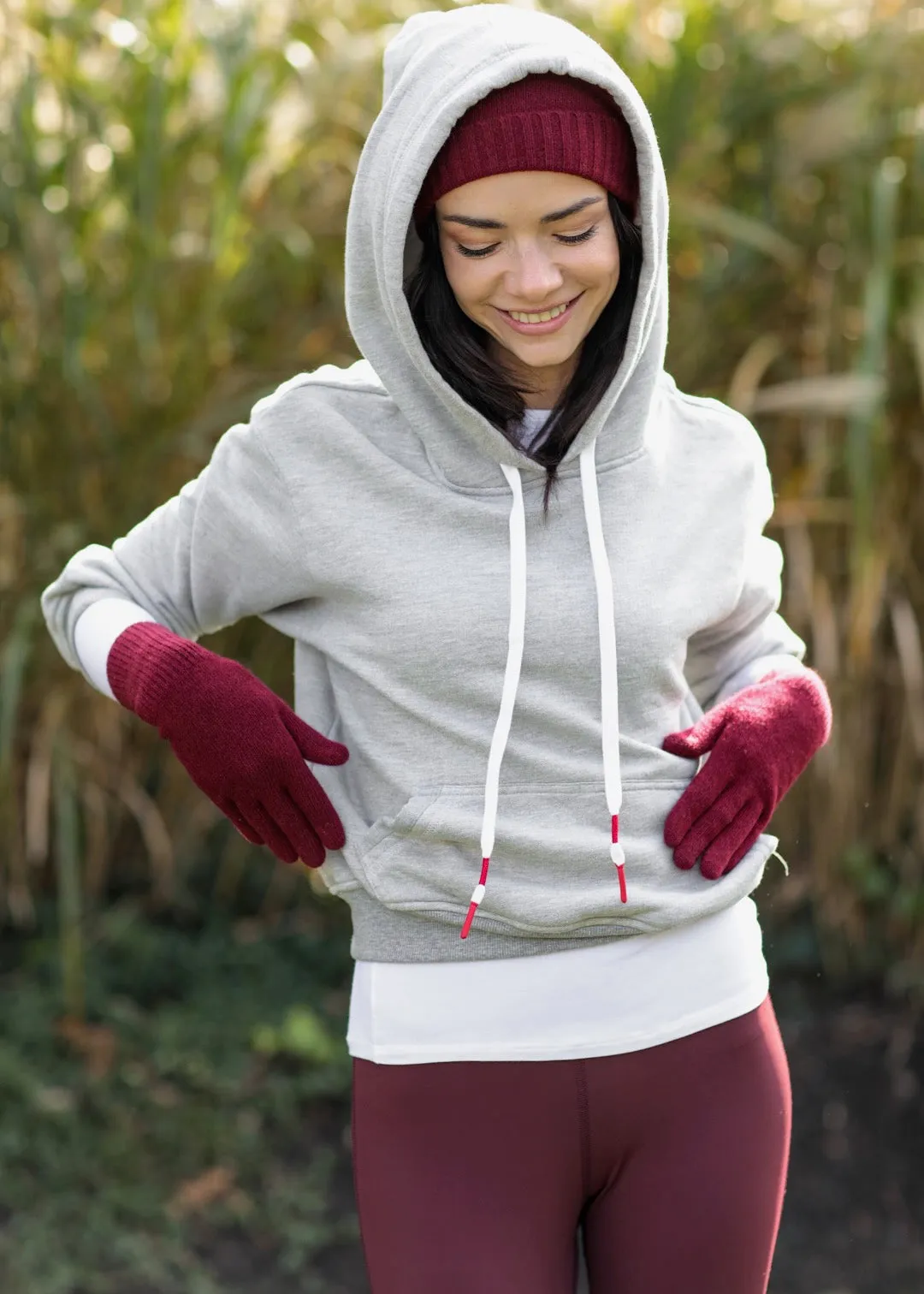 HEATHER GREY MAYA HOODIE  Sweatshirt