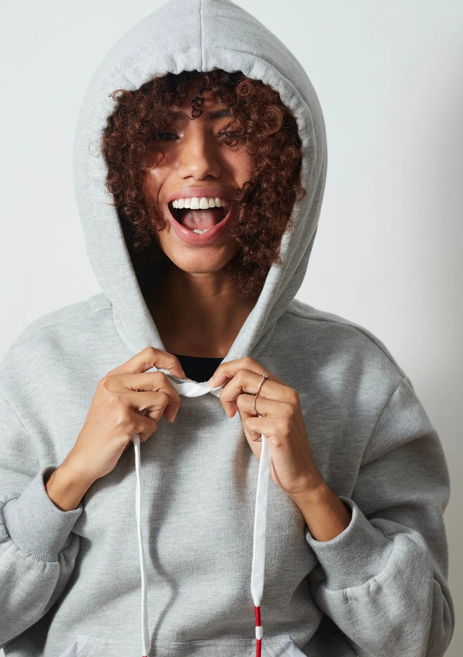 HEATHER GREY MAYA HOODIE  Sweatshirt
