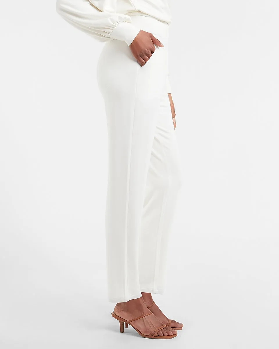 High Waisted Soft Slim Jogger Pant in Swan
