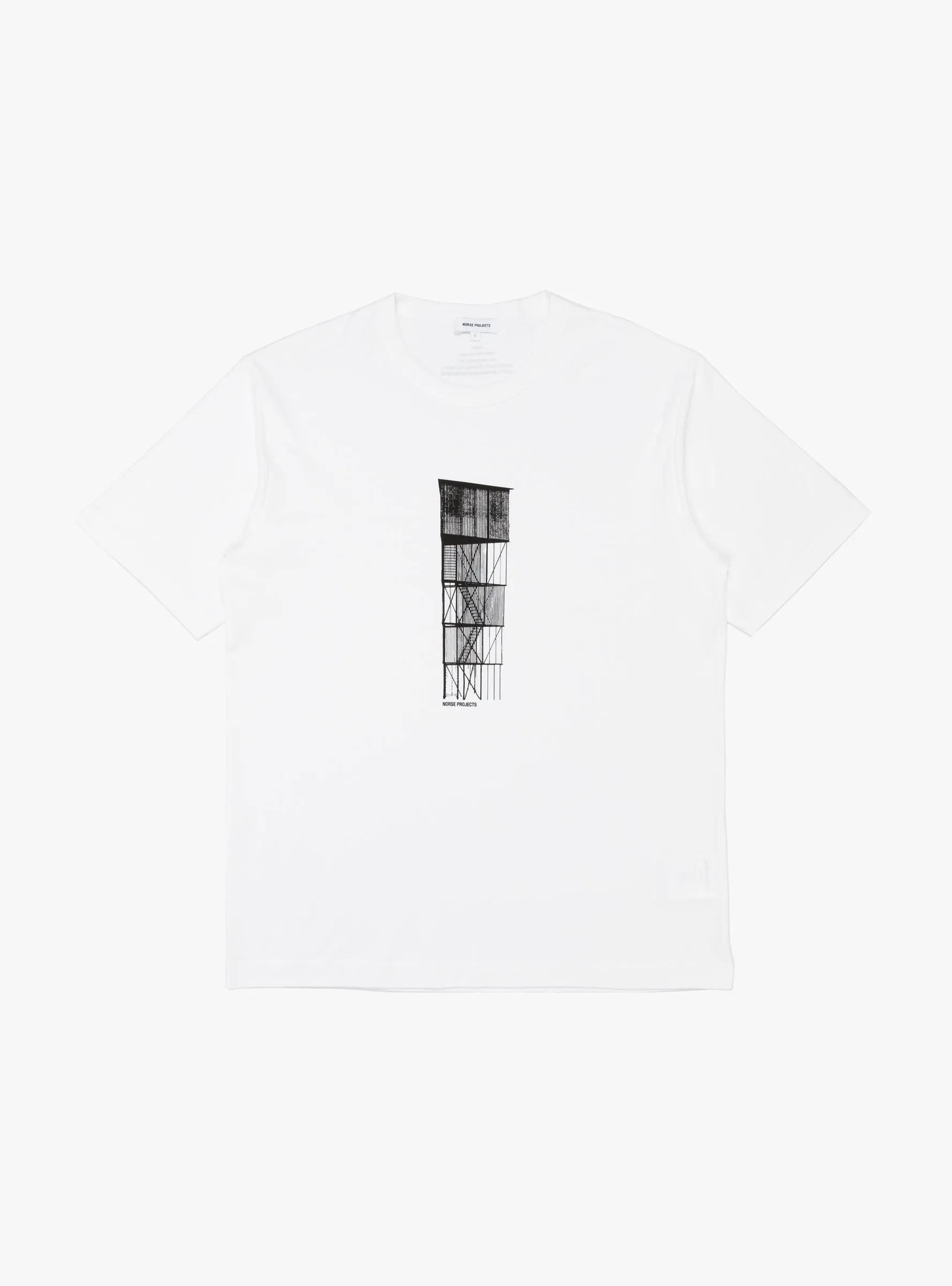 Holger Interlock Tower T-Shirt White