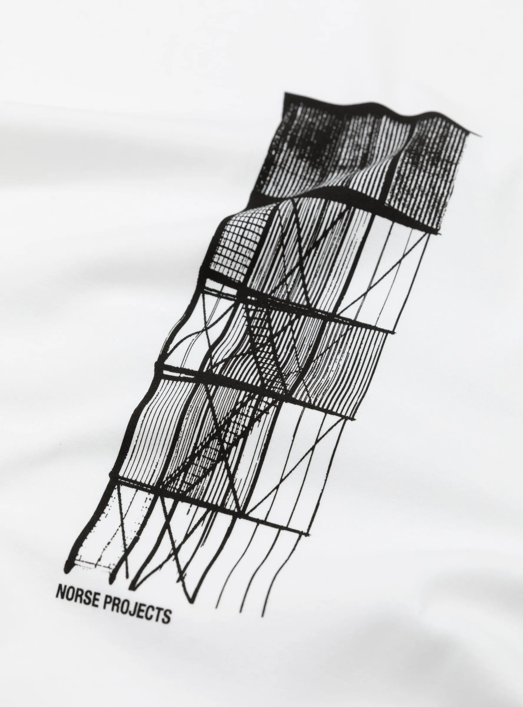 Holger Interlock Tower T-Shirt White
