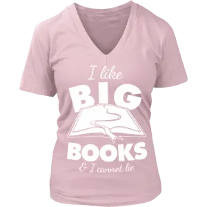I like big books and i cannot lie V-neck