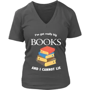 I've Got really Big Books  V-neck