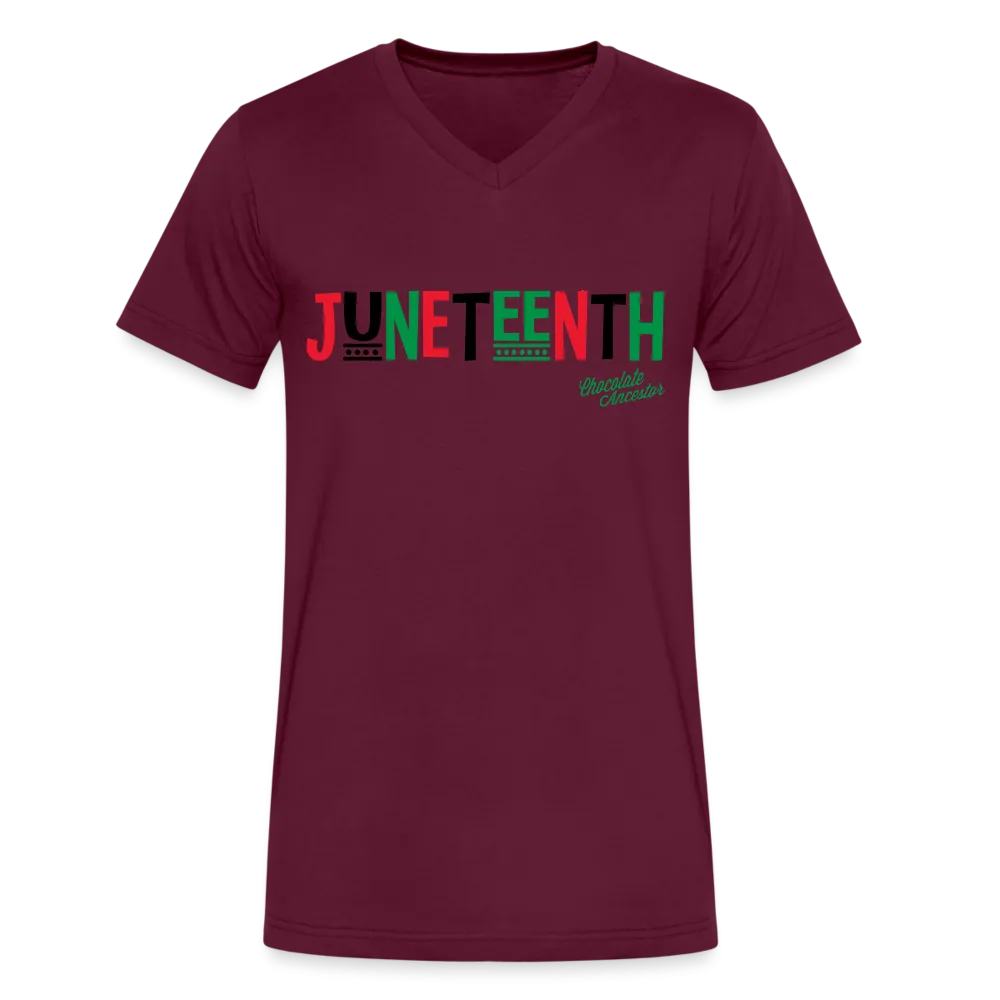 Juneteenth Pan African Unisex V-Neck T-Shirt