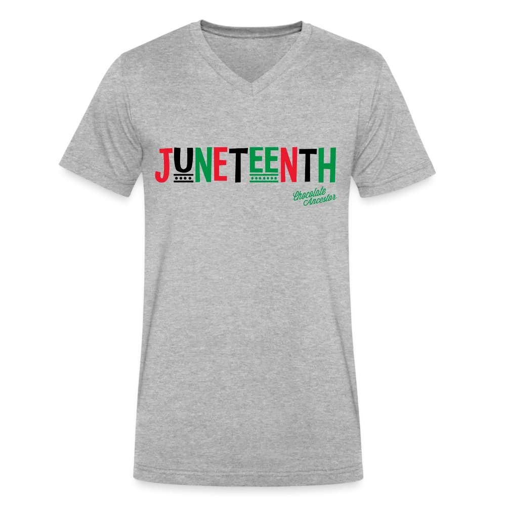Juneteenth Pan African Unisex V-Neck T-Shirt