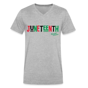 Juneteenth Pan African Unisex V-Neck T-Shirt