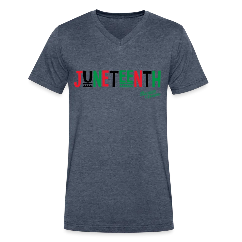 Juneteenth Pan African Unisex V-Neck T-Shirt