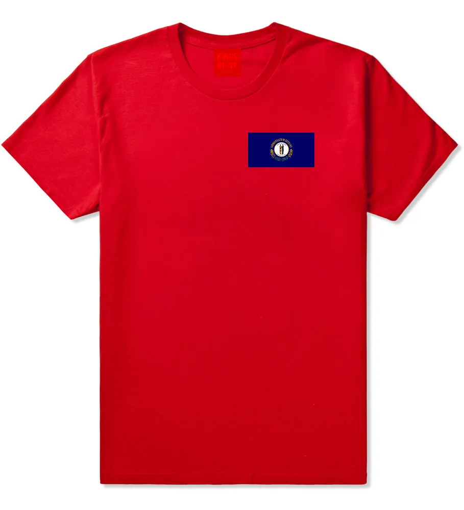 Kentucky State Flag KY Chest Mens T-Shirt