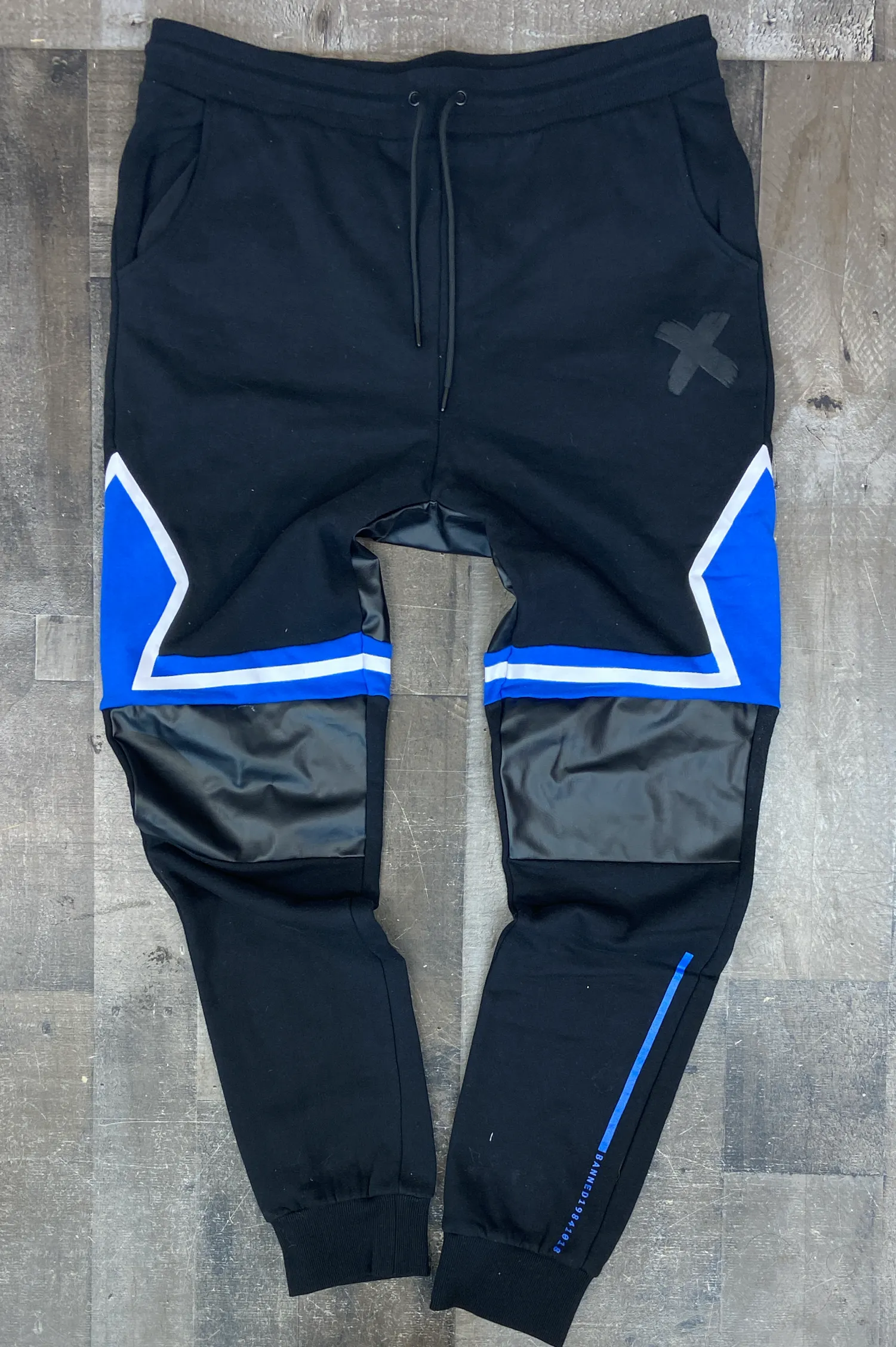 Krome - side swipe joggers (black)