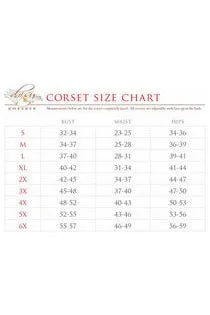 Lavish 4 PC Black Lace Witch Corset Costume