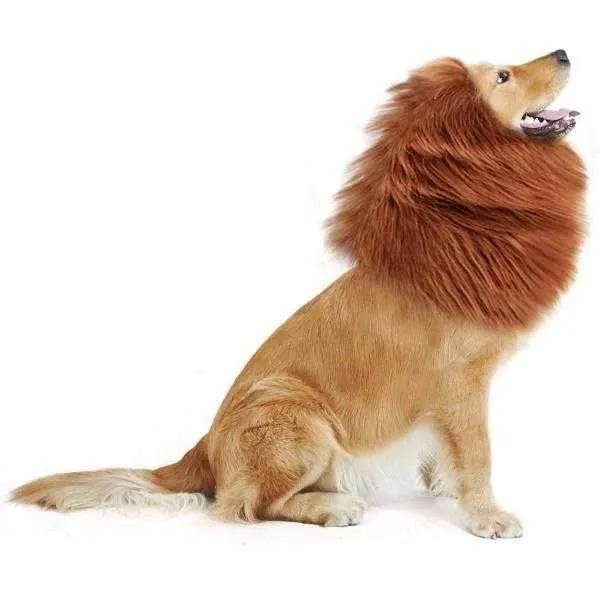 Lion Mane Dog Costume - Medium to Large Dogs