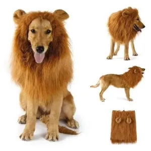 Lion Mane Dog Costume - Medium to Large Dogs