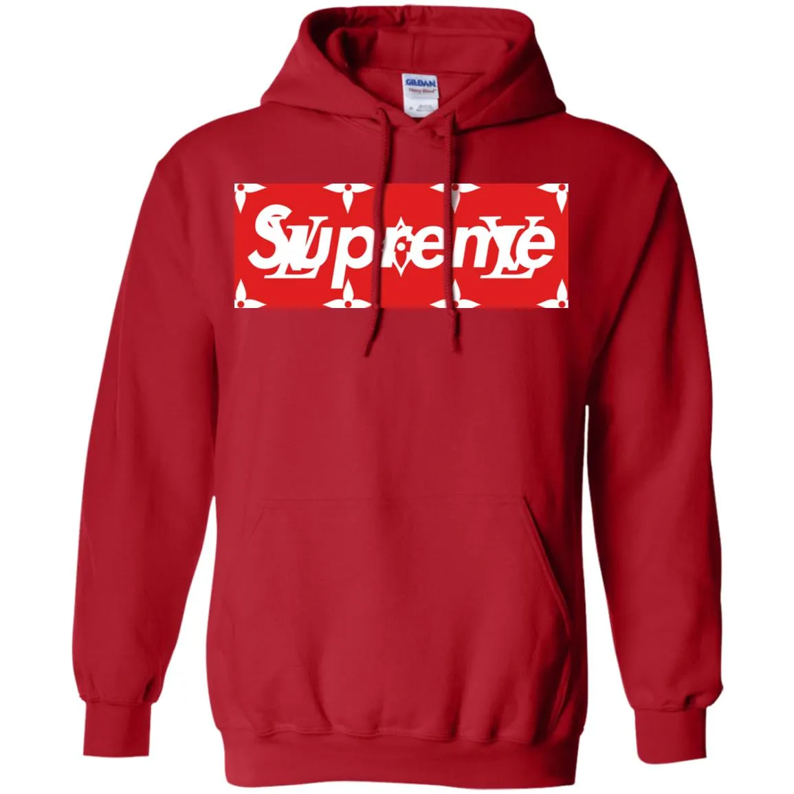 Louis Vuitton Box Supreme T-shirt Pullover Hoodie Sweatshirt