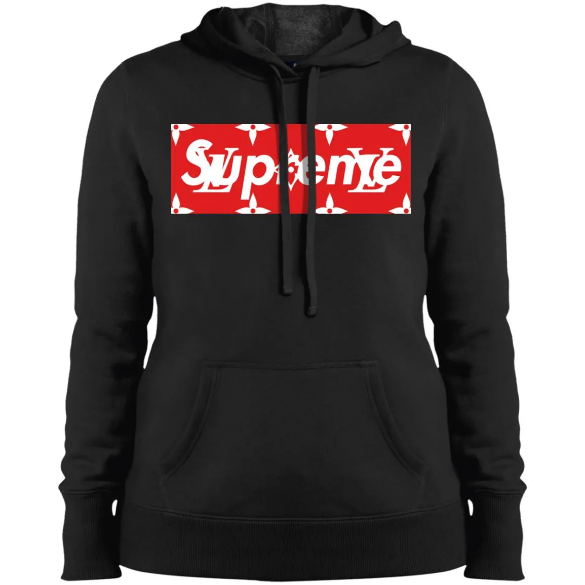 Louis Vuitton Box Supreme T-shirt Women Hooded Sweatshirt