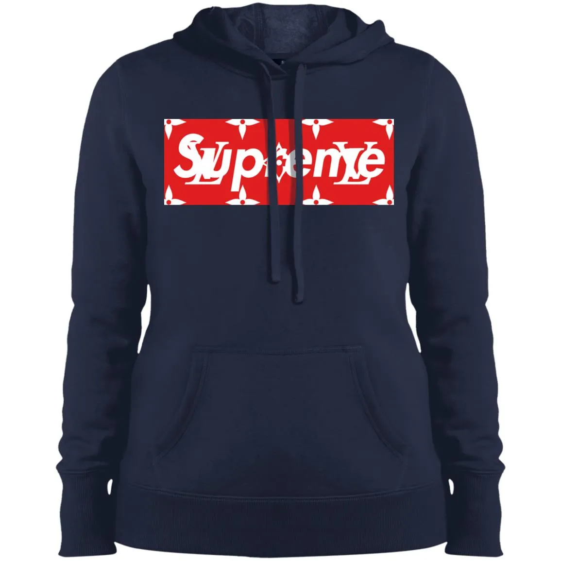 Louis Vuitton Box Supreme T-shirt Women Hooded Sweatshirt